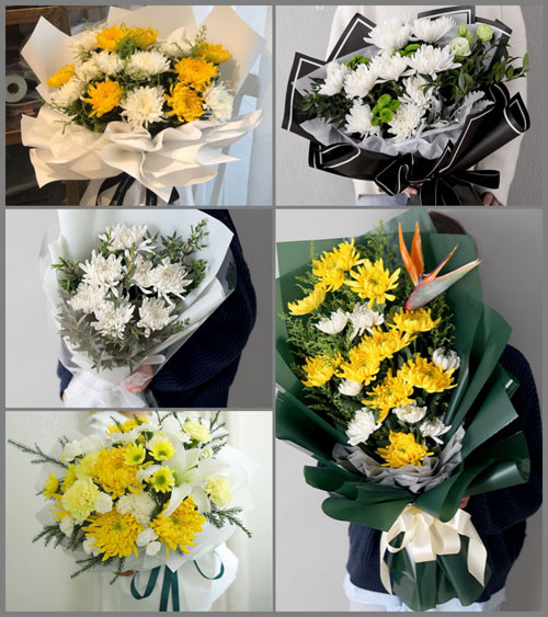 广东江门市开平市金鸡镇联庆村白事花束代送